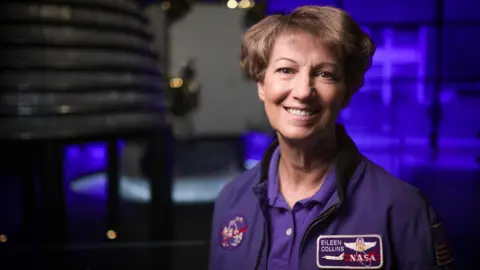 ‘It’s harder to be a parent than a space shuttle commander’, trailblazing Nasa pilot tells BBC