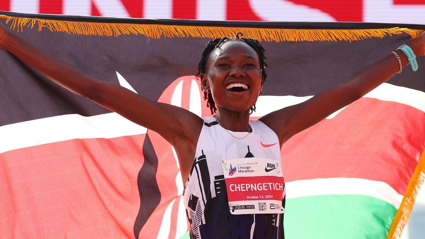 Marathon record holder Chepngetich given three-year ban
