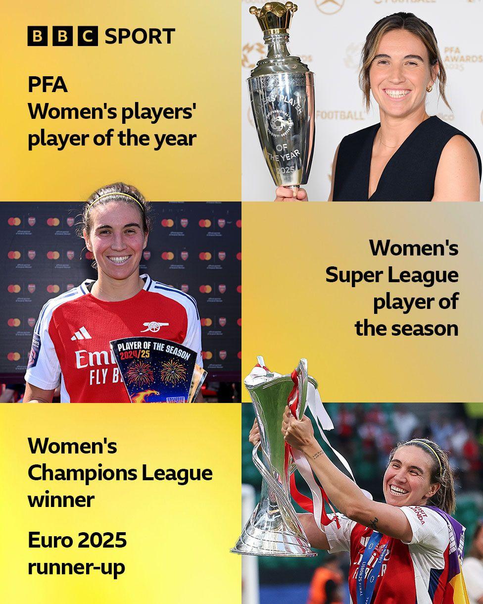 Women’s Footballer of the Year contender Caldentey