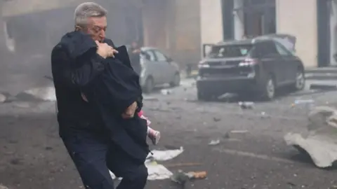 The ‘Heroes of Kharkiv’ who saved 48 children from kindergarten hit by Russian drone