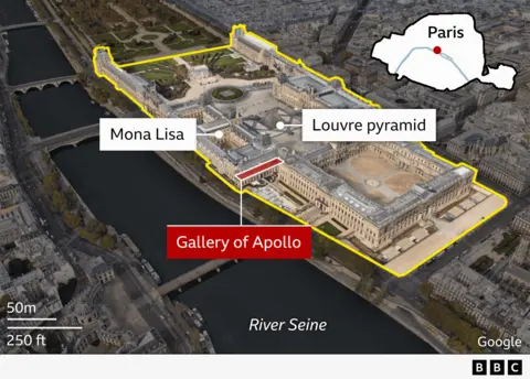 Two arrested over theft of jewels at Louvre museum in Paris